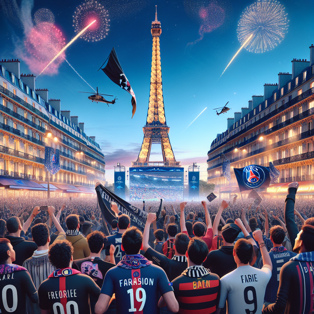 Torcedores Franceses Apoiam PSG na Champions League 2025: União Nacional em Busca da Glória