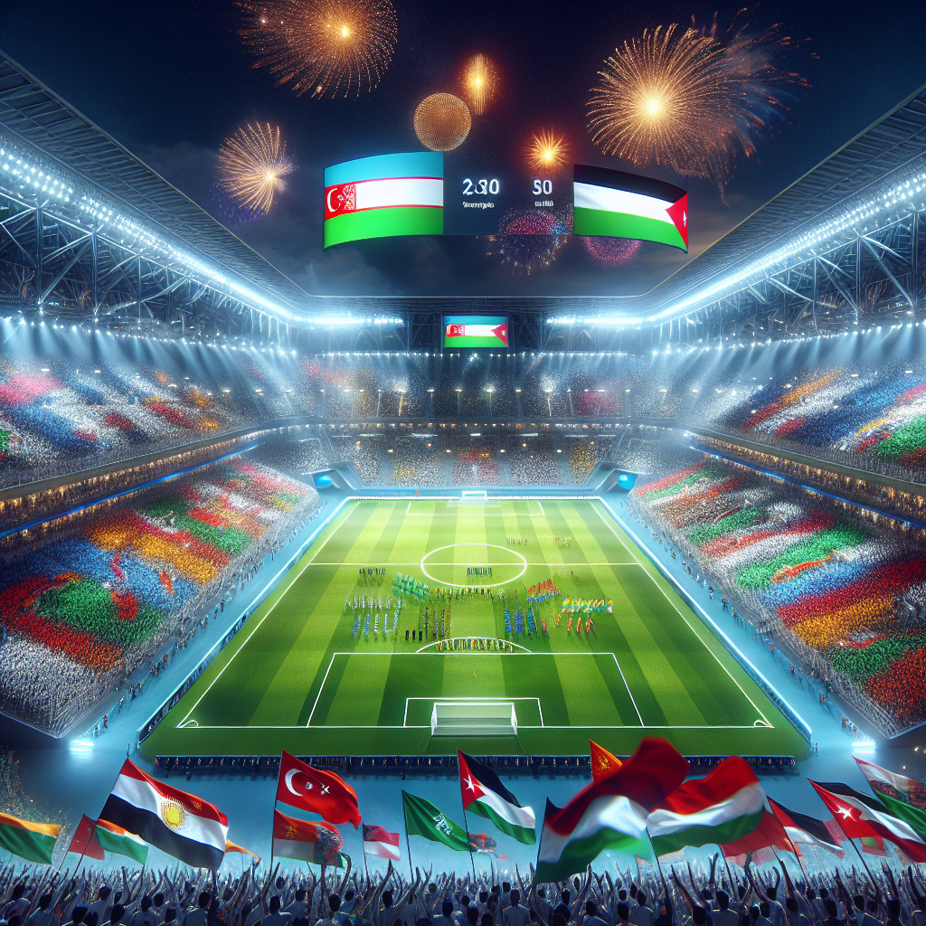 Uzbequistão e Jordânia Garantem Vagas Inéditas na Copa do Mundo 2026